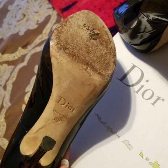 Christian Dior Peep Toe Pumps - Picture 7 of 7